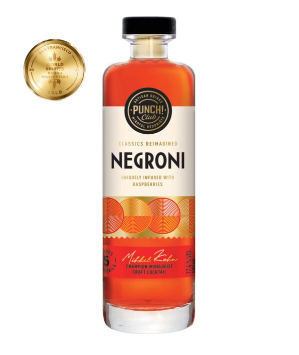 Classics Reimagined: Negroni. Award winning gin cocktail by Punch Club®