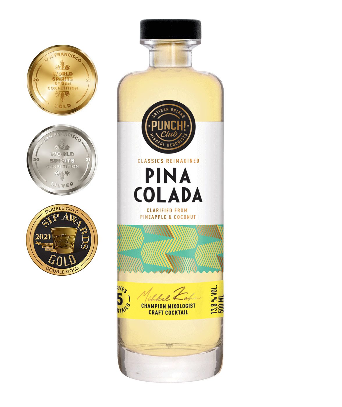 Classics Reimagined: Pina Colada. Award winning rum cocktail by Punch Club®